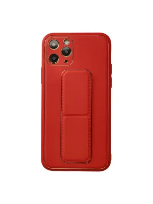 Apple İphone 11 Pro Kılıf Coco Deri Standlı Kapak - Kırmızı