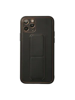 Apple İphone 11 Pro Kılıf Coco Deri Standlı Kapak - Siyah