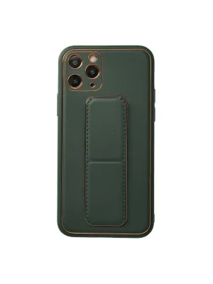 Apple İphone 11 Pro Kılıf Coco Deri Standlı Kapak - Yeşil