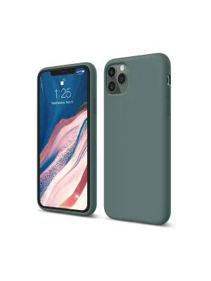 Apple İphone 11 Pro Kılıf First Silikon - Koyu Yeşil