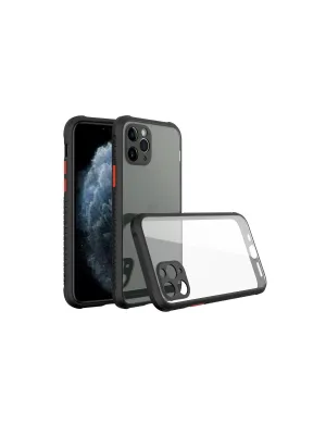 Apple İphone 11 Pro Kılıf Miami Şeffaf Silikon - Siyah