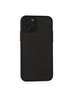 Apple İphone 11 Pro Kılıf Montreal Silikon Kapak - Siyah