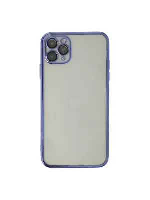 Apple İphone 11 Pro Kılıf Razer Lensli Silikon - Mor