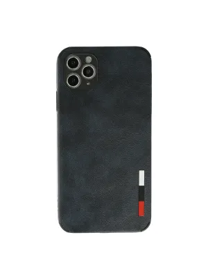 Apple İphone 11 Pro Max Kılıf Loop Deri Silikon - Lacivert