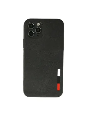 Apple İphone 11 Pro Max Kılıf Loop Deri Silikon - Siyah