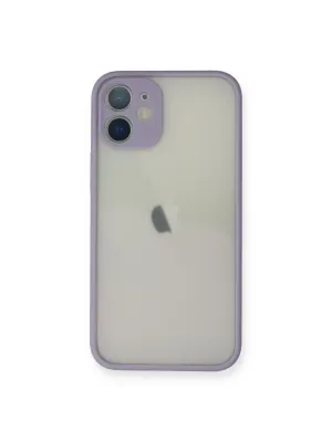 Apple İphone 11 Pro Max Kılıf Montreal Silikon Kapak - Mor