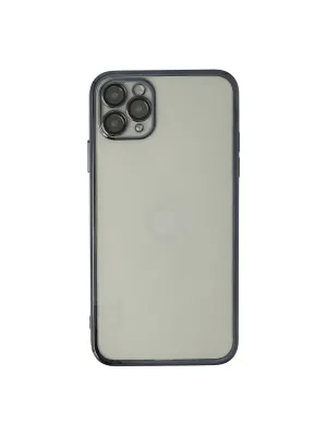 Apple İphone 11 Pro Max Kılıf Razer Lensli Silikon - Siyah