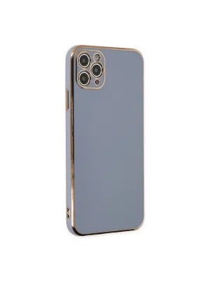 Apple İphone 11 Pro Max Kılıf Volet Silikon - Mavi