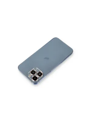 Apple İphone 11 Pro Max Metal Kamera Lens Koruma Cam - Mor