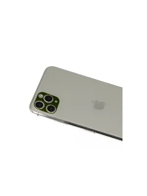 Apple İphone 11 Pro Max Rainbow Kamera Lens Koruma Cam - Yeşil