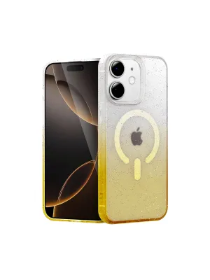 Apple İphone 11 Pummel Shiny Magsafe Kapak - Gold