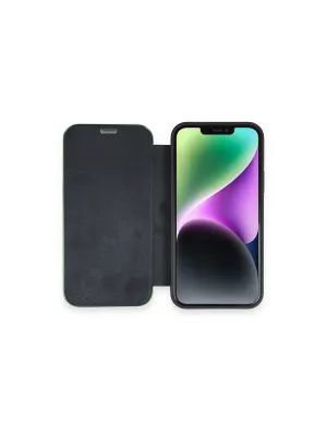 Apple İphone 12 Kılıf Dolpin Kapaklı - Lacivert