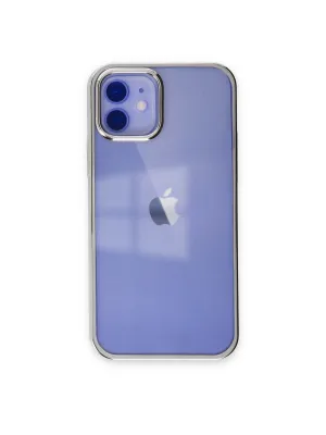 Apple İphone 12 Kılıf Element Silikon - Gümüş