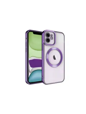 Apple İphone 12 Kılıf Kross Magneticsafe Kapak - Mor