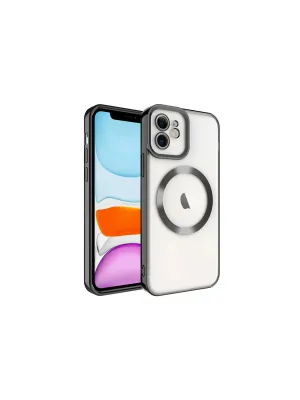 Apple İphone 12 Kılıf Kross Magneticsafe Kapak - Siyah