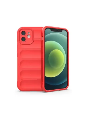 Apple İphone 12 Kılıf Optimum Silikon - Kırmızı