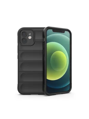 Apple İphone 12 Kılıf Optimum Silikon - Siyah