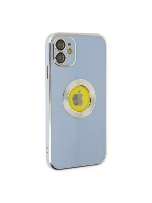 Apple İphone 12 Kılıf Store Silikon - Sierra Blue