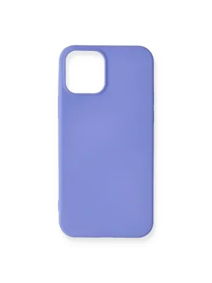 Apple İphone 12 Mini Kılıf First Silikon - Mor