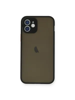 Apple İphone 12 Mini Kılıf Montreal Silikon Kapak - Siyah