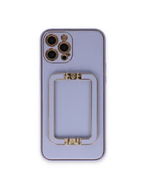 Apple İphone 12 Pro Kılıf Coco Elit Kapak - Lila