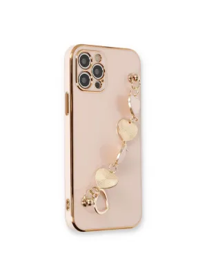 Apple İphone 12 Pro Kılıf Esila Silikon - Pudra