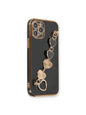 Apple İphone 12 Pro Kılıf Esila Silikon - Siyah
