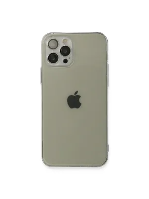 Apple İphone 12 Pro Kılıf Fly Lens Silikon - Şeffaf