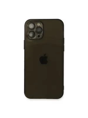 Apple İphone 12 Pro Kılıf Fly Lens Silikon - Siyah