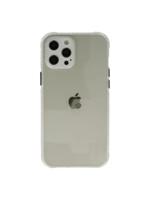 Apple İphone 12 Pro Kılıf Miami Şeffaf Silikon - Şeffaf