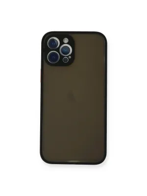 Apple İphone 12 Pro Kılıf Montreal Silikon Kapak - Siyah