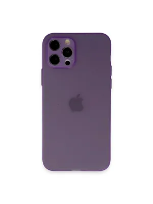 Apple İphone 12 Pro Kılıf Puma Silikon - Koyu Mor