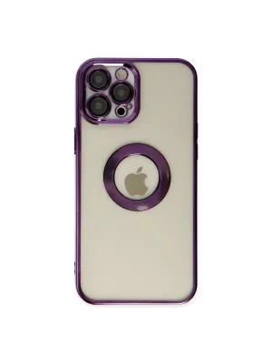 Apple İphone 12 Pro Kılıf Slot Silikon - Mor