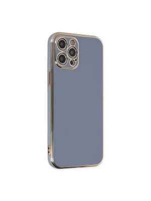 Apple İphone 12 Pro Kılıf Volet Silikon - Mavi