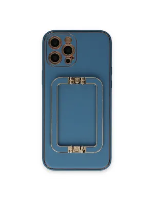 Apple İphone 12 Pro Max Kılıf Coco Elit Kapak - Mavi