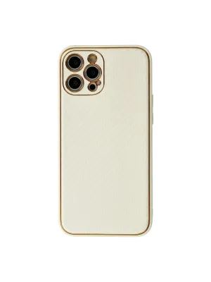 Apple İphone 12 Pro Max Kılıf Coco Karbon Silikon - Beyaz