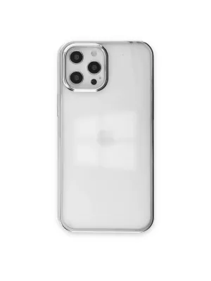 Apple İphone 12 Pro Max Kılıf Element Silikon - Gümüş