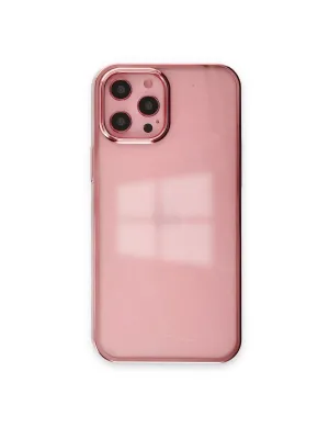 Apple İphone 12 Pro Max Kılıf Element Silikon - Pembe