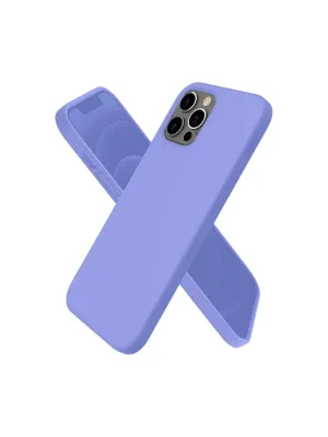 Apple İphone 12 Pro Max Kılıf First Silikon - Mor