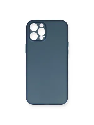 Apple İphone 12 Pro Max Kılıf Pp Ultra İnce Kapak - Mavi