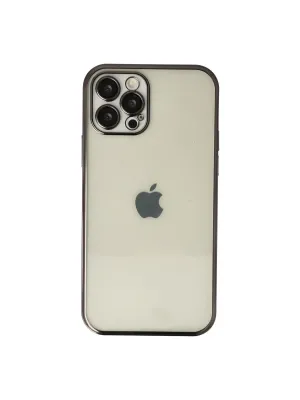 Apple İphone 12 Pro Max Kılıf Razer Lensli Silikon - Siyah
