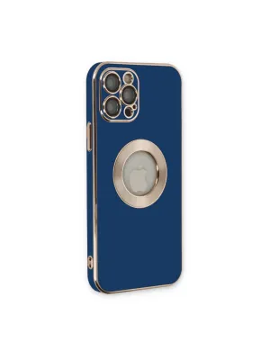 Apple İphone 12 Pro Max Kılıf Store Silikon - Mavi