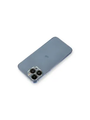 Apple İphone 12 Pro Max Shine Kamera Lens Koruma Cam - Siyah