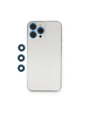 Apple İphone 12 Pro Shine Kamera Lens - Mavi
