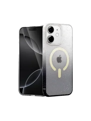 Apple İphone 12 Pummel Shiny Magsafe Kapak - Siyah