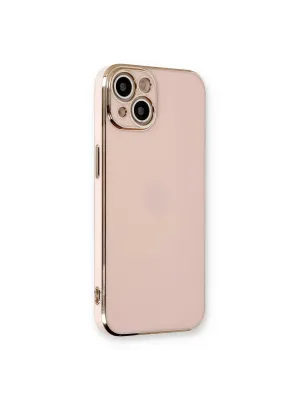 Apple İphone 13 Kılıf Volet Silikon - Pembe