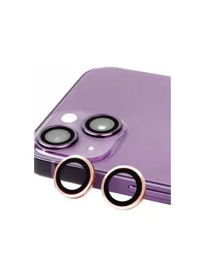 Apple İphone 13 Mini Raze Metal Kamera Lens - Pembe