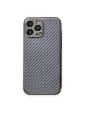 Apple İphone 13 Pro Kılıf Coco Karbon Silikon - Gri