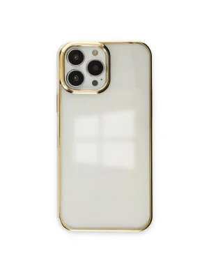 Apple İphone 13 Pro Kılıf Element Silikon - Gold