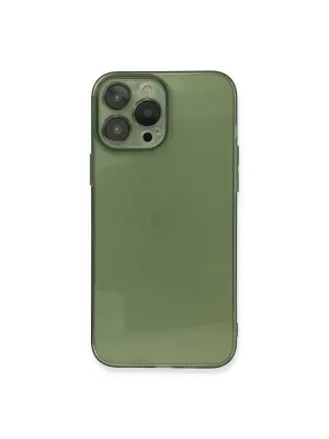 Apple İphone 13 Pro Kılıf Fly Lens Silikon - Yeşil